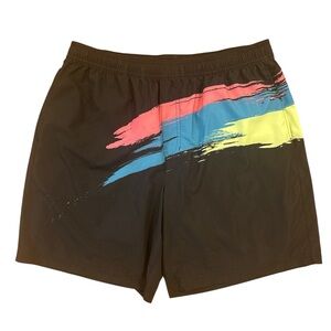Chubbies ‘The Living Colors’ Swim Trunks with Black Drawcord, Size XL. Like New